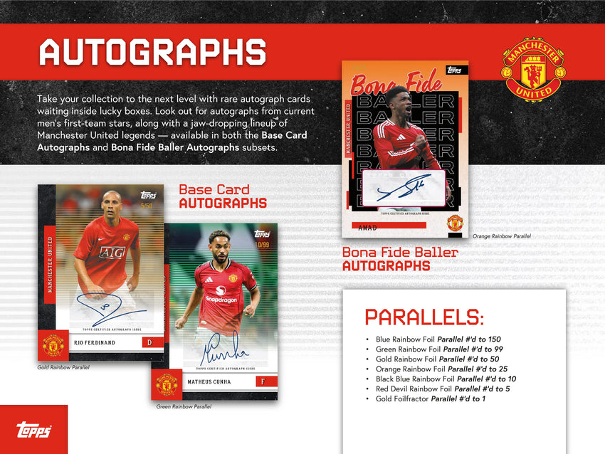 2025-26 Topps Soccer Manchester United Team Set Box