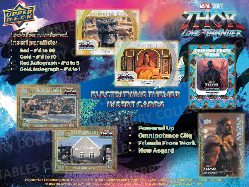 2023 Upper Deck Marvel Studios Thor Love And Thunder Hobby Box