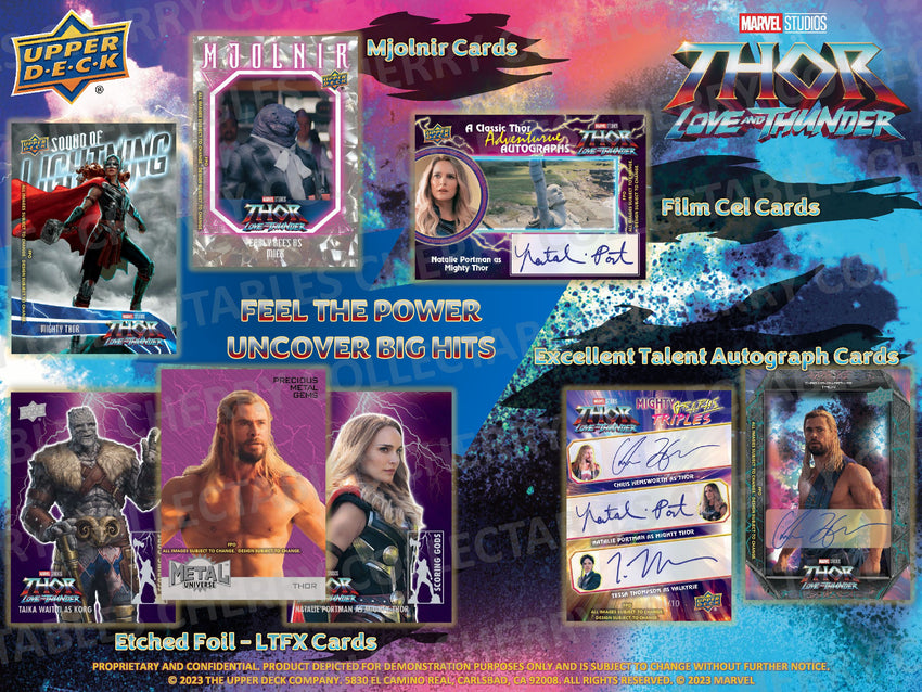 2023 Upper Deck Marvel Studios Thor Love And Thunder Hobby Box