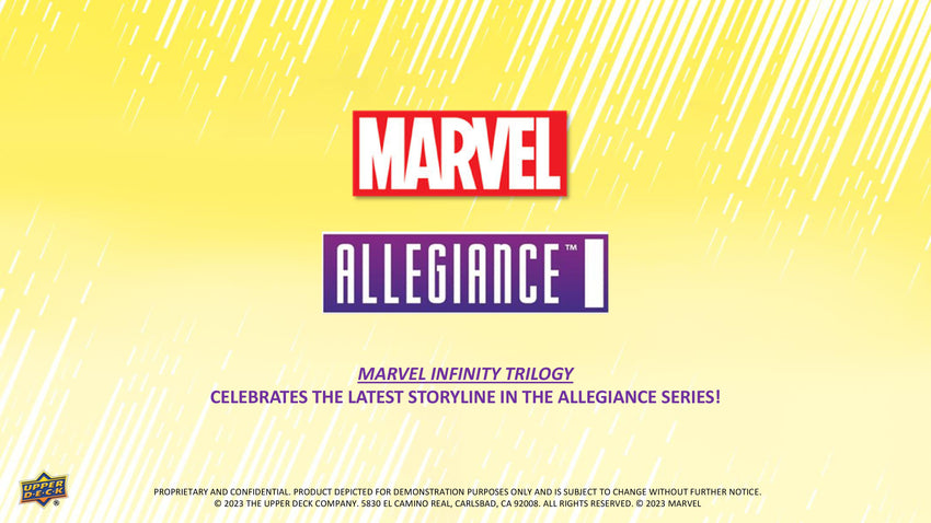 2023 Upper Deck Marvel Allegiance Infinity Trilogy Hobby Box