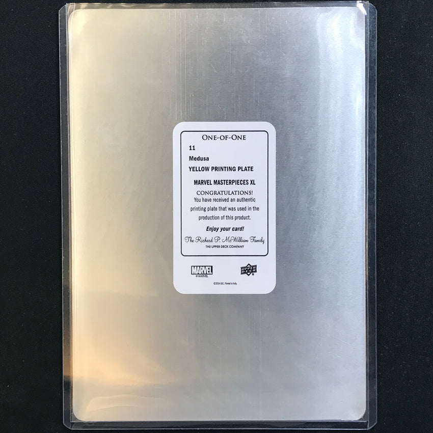 2024 Marvel Masterpieces XL MEDUSA Yellow Printing Plate 1/1 #11
