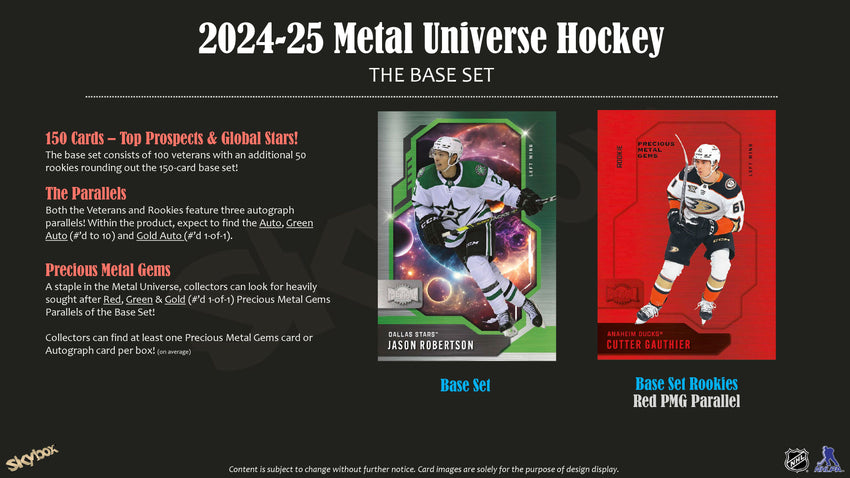 2024-25 Upper Deck Metal Universe Hockey Hobby Box