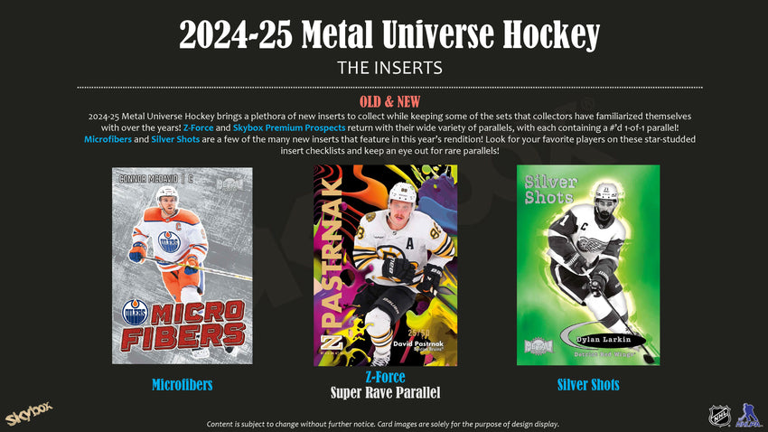 2024-25 Upper Deck Metal Universe Hockey Hobby Box