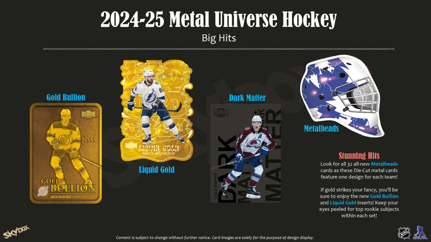 2024-25 Upper Deck Metal Universe Hockey Hobby Box