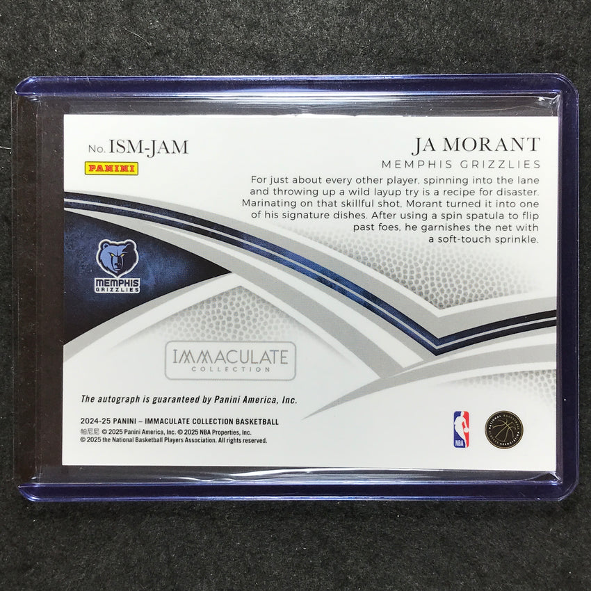 2024-25 Immaculate JA MORANT Immaculate Signature Moves Auto 71/75