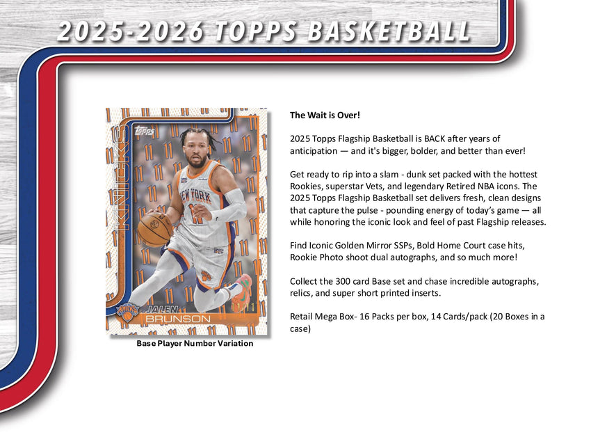 2025-26 Topps Basketball Mega Box