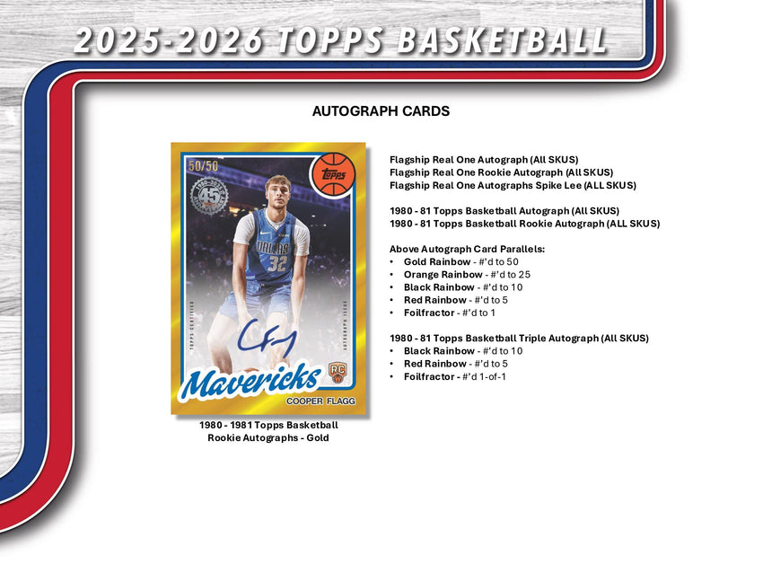 2025-26 Topps Basketball Mega Box