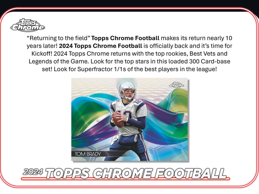 MAYE HUNT - 2024 Topps Chrome Football Breakers Delight 1-Box Opening  #30264 - Team Based - Nov 18 (4pm)