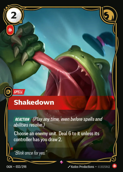 Shakedown  - 033/298 - Rare -  Riftbound - Origins