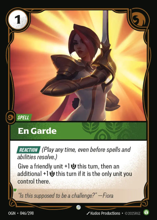 PLAYSET (3) 3x En Garde  - 046/298 - Common -  Riftbound - Origins