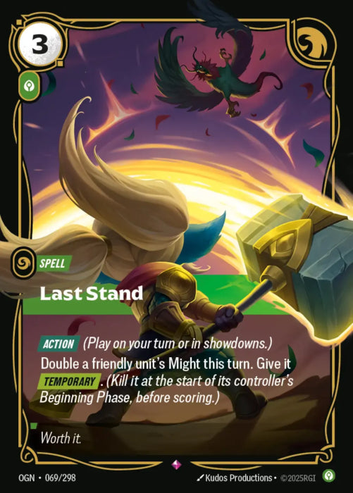 Last Stand  - 069/298 - Rare -  Riftbound - Origins
