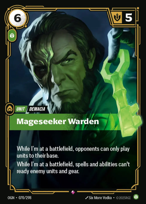 Mageseeker Warden  - 070/298 - Rare -  Riftbound - Origins