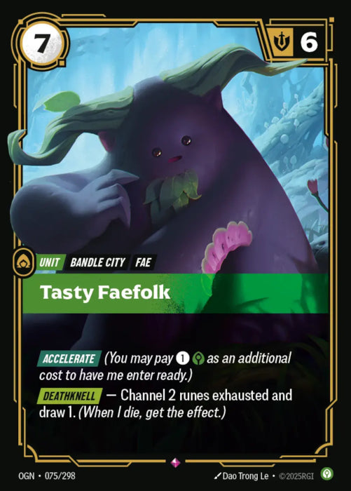 Tasty Faefolk  - 075/298 - Rare -  Riftbound - Origins