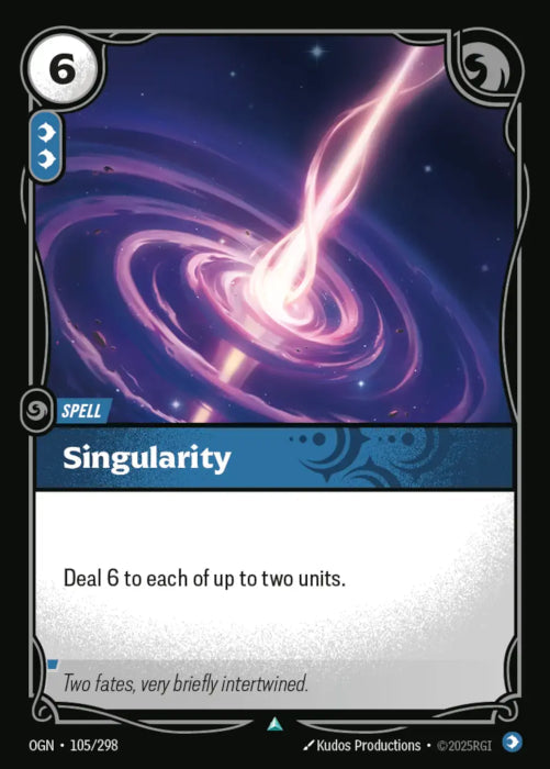 [ FOIL ] Singularity  - 105/298 - FOIL Uncommon -  Riftbound - Origins