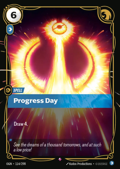 Progress Day  - 114/298 - Rare -  Riftbound - Origins