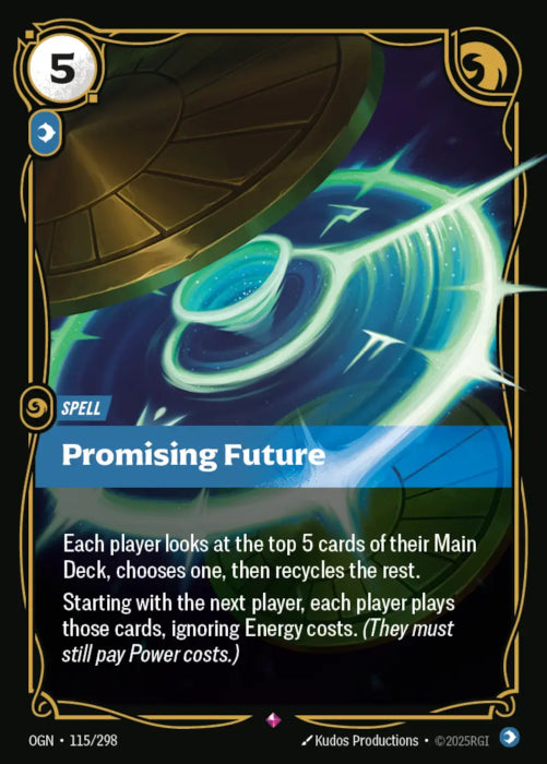 Promising Future  - 115/298 - Rare -  Riftbound - Origins