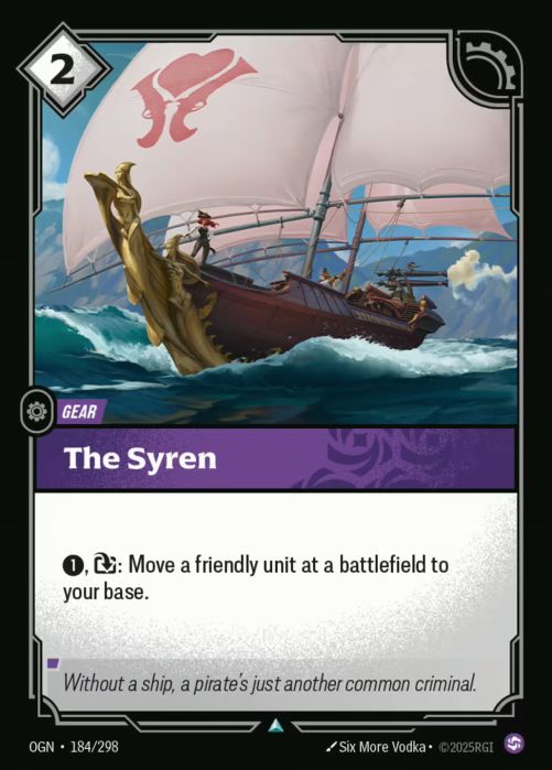 [ FOIL ] The Syren  - 184/298 - FOIL Uncommon -  Riftbound - Origins