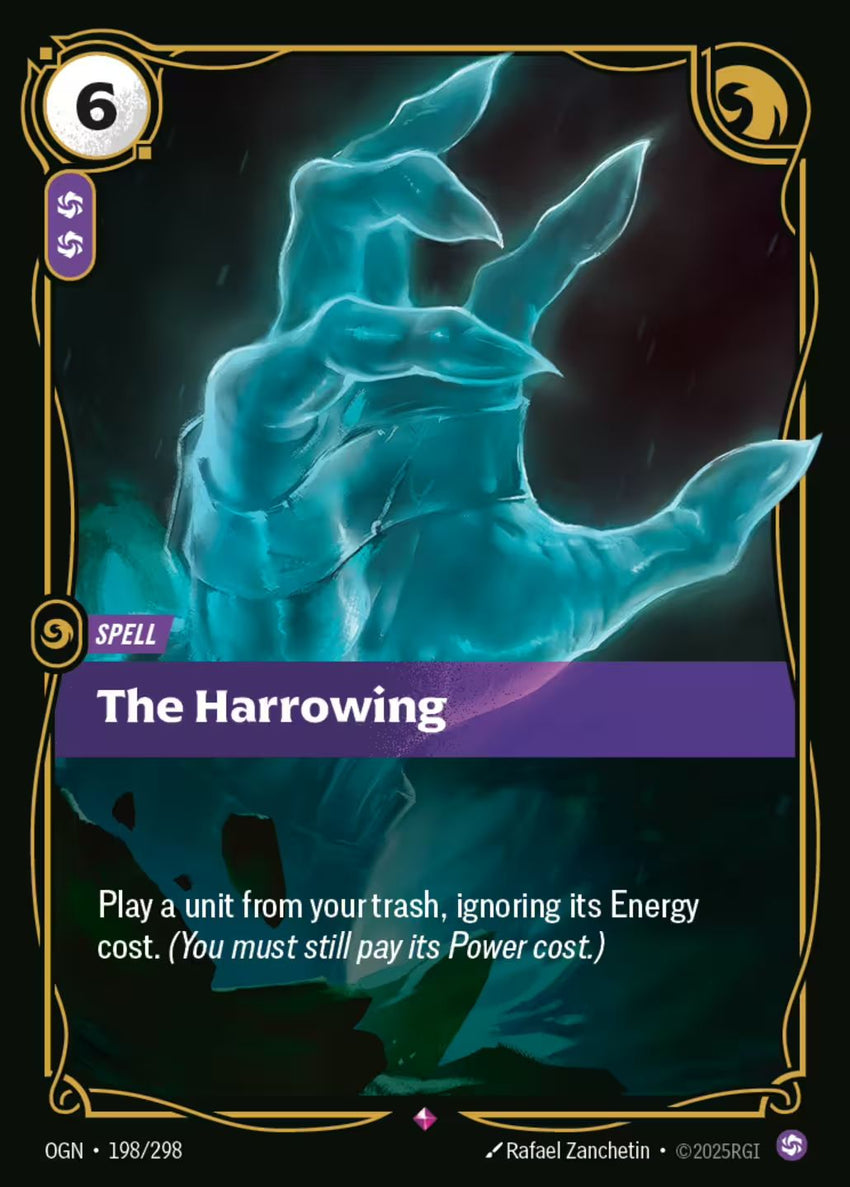 The Harrowing  - 198/298 - Rare -  Riftbound - Origins