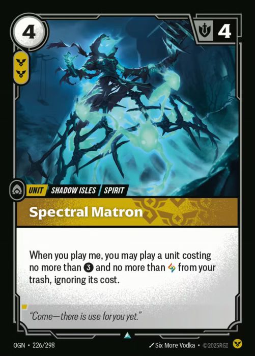 [ FOIL ] Spectral Matron  - 226/298 - FOIL Uncommon -  Riftbound - Origins