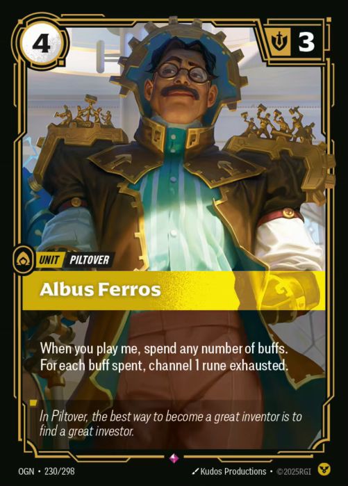 Albus Ferros  - 230/298 - Rare -  Riftbound - Origins