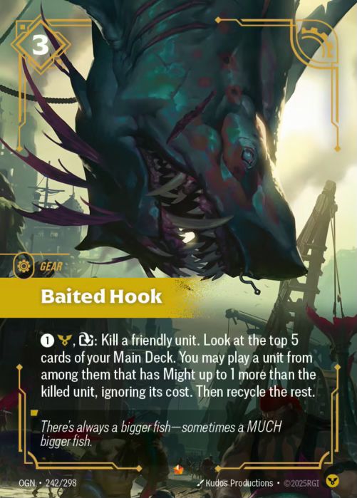 Baited Hook - 242/298 - Epic - Riftbound - Origins – Cherry
