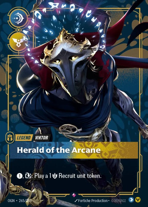Viktor - Herald of the Arcane (265) - 265/298 - Rare -  Riftbound - Origins