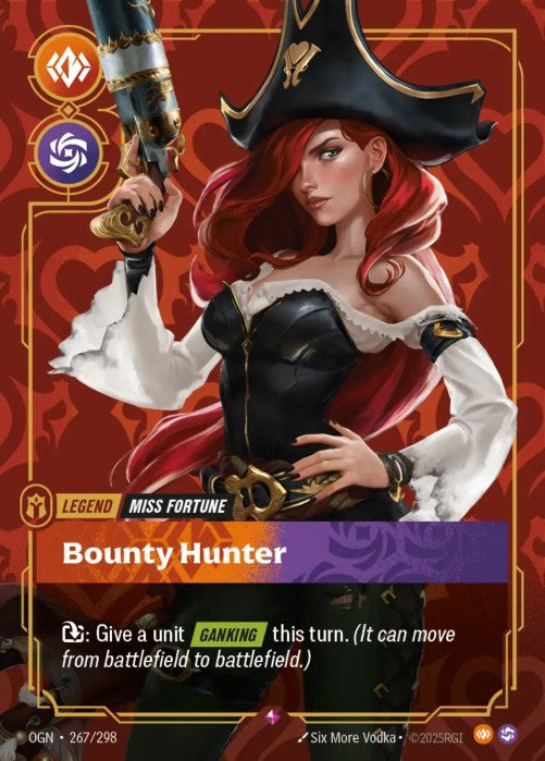 Miss Fortune - Bounty Hunter (267) - 267/298 - Rare -  Riftbound - Origins