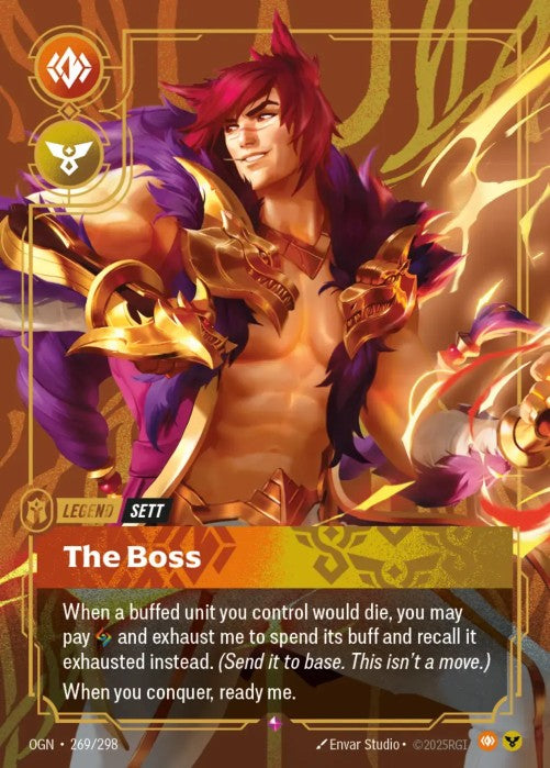 Sett - The Boss (269) - 269/298 - Rare -  Riftbound - Origins