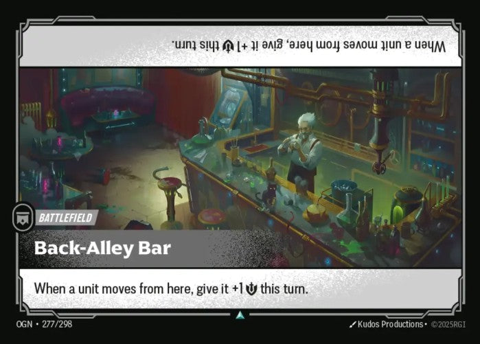 [ FOIL ] Back-Alley Bar  - 277/298 - FOIL Uncommon -  Riftbound - Origins
