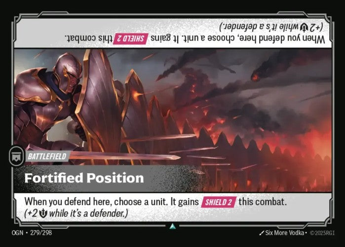 [ FOIL ] Fortified Position  - 279/298 - FOIL Uncommon -  Riftbound - Origins