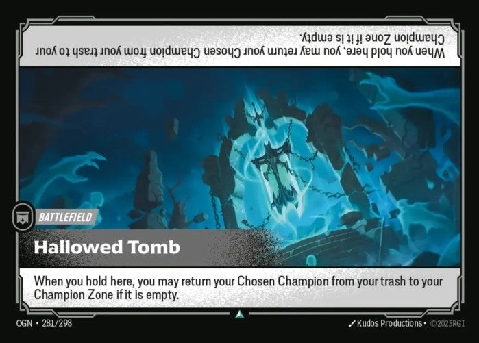 [ FOIL ] Hallowed Tomb  - 281/298 - FOIL Uncommon -  Riftbound - Origins