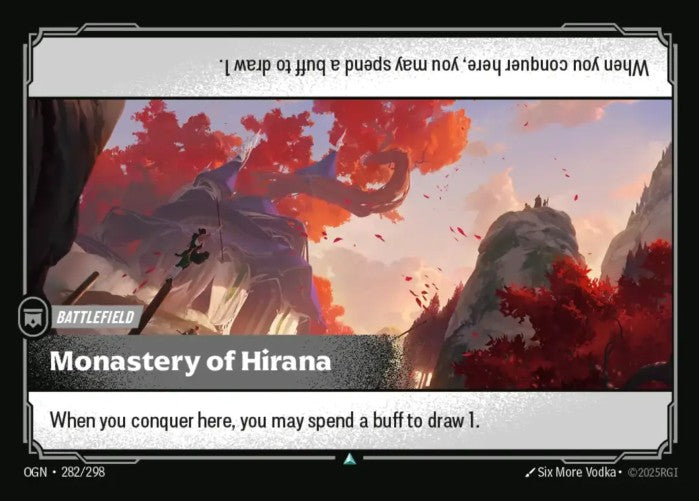 PLAYSET (3) 3x Monastery of Hirana  - 282/298 - Uncommon -  Riftbound - Origins