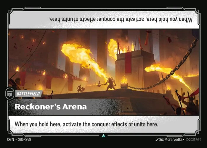 PLAYSET (3) 3x Reckoner's Arena  - 286/298 - Uncommon -  Riftbound - Origins