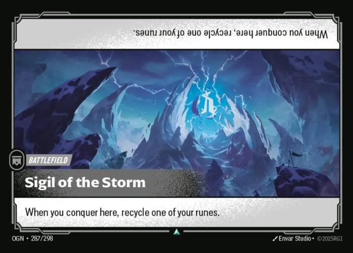 [ FOIL ] Sigil of the Storm  - 287/298 - FOIL Uncommon -  Riftbound - Origins