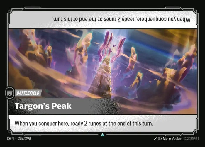 PLAYSET (3) 3x Targon's Peak  - 289/298 - Uncommon -  Riftbound - Origins