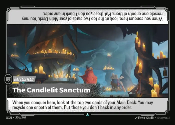 PLAYSET (3) 3x The Candlelit Sanctum  - 291/298 - Uncommon -  Riftbound - Origins