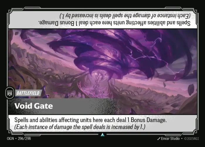 [ FOIL ] Void Gate  - 296/298 - FOIL Uncommon -  Riftbound - Origins