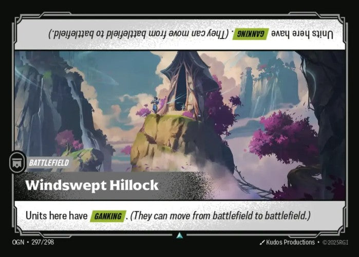 [ FOIL ] Windswept Hillock - 297/298 - FOIL Uncommon - Riftbound - Ori ...