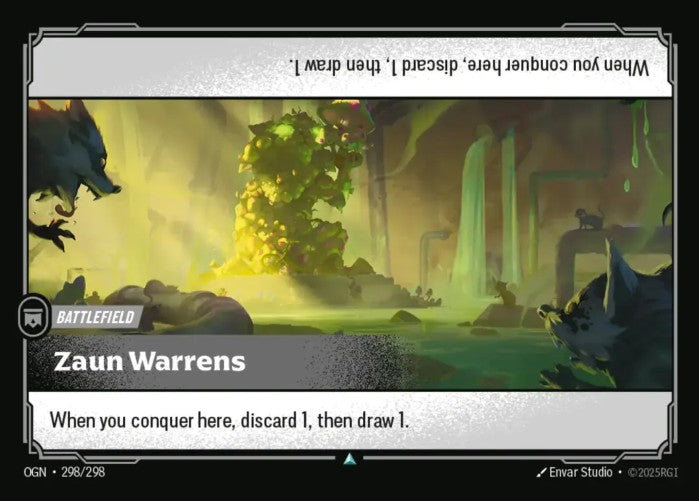 [ FOIL ] Zaun Warrens  - 298/298 - FOIL Uncommon -  Riftbound - Origins