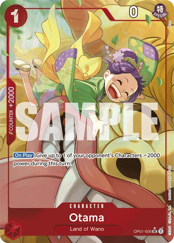 [ALTERNATE ART] Otama - OP01-006 - UC PRB-01 THE BEST Premium Booster