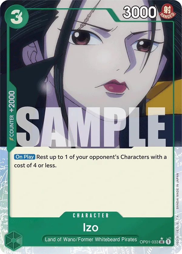 [FULL ART] Izo - OP01-033 - UC PRB-01 THE BEST Premium Booster
