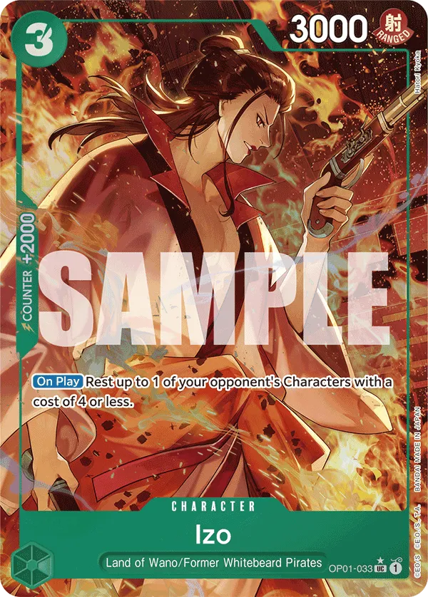[ALTERNATE ART] Izo - OP01-033 - UC PRB-01 THE BEST Premium Booster