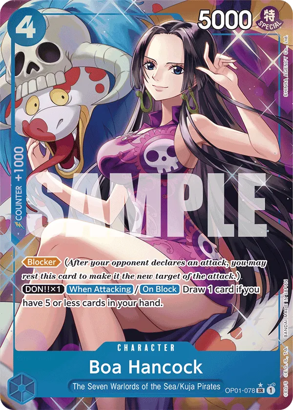 [ALTERNATE ART] Boa Hancock - OP01-078 - SR PRB-01 THE BEST Premium Booster