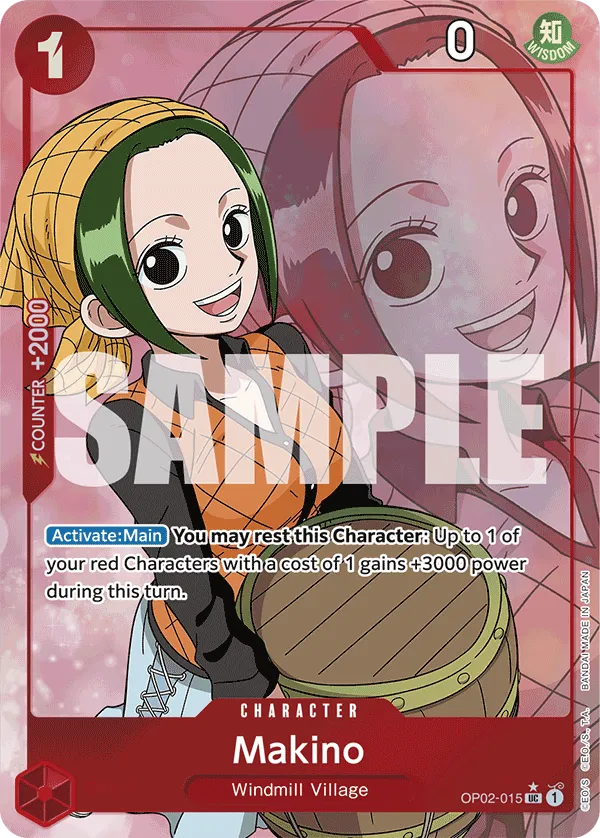 [FULL ART] Makino - OP02-015 - UC PRB-01 THE BEST Premium Booster