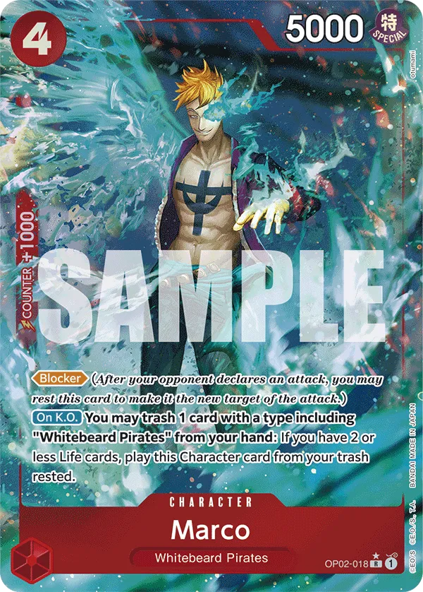 [FULL ART] Marco - OP02-018 - R PRB-01 THE BEST Premium Booster