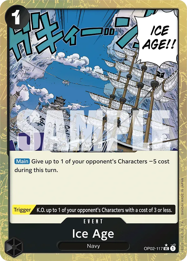 [TEXTURED] Ice Age - OP02-117 - UC PRB-01 THE BEST Premium Booster