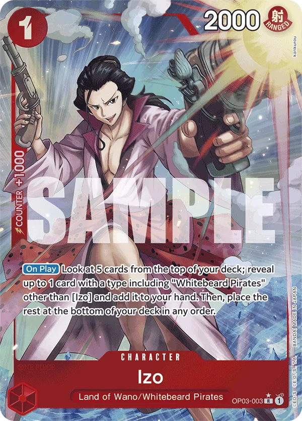 [FULL ART] Izo - OP03-003 - R PRB-01 THE BEST Premium Booster