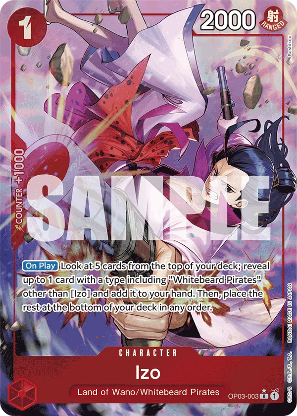 [ALTERNATE ART] Izo - OP03-003 - R PRB-01 THE BEST Premium Booster