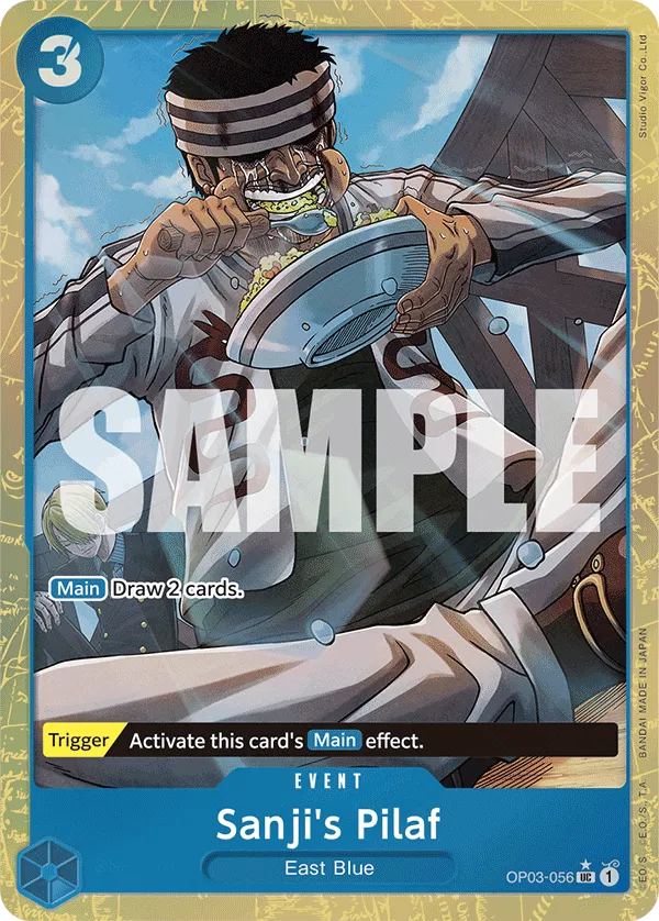 [ALTERNATE ART] Sanji's Pilaf - OP03-056 - UC PRB-01 THE BEST Premium Booster
