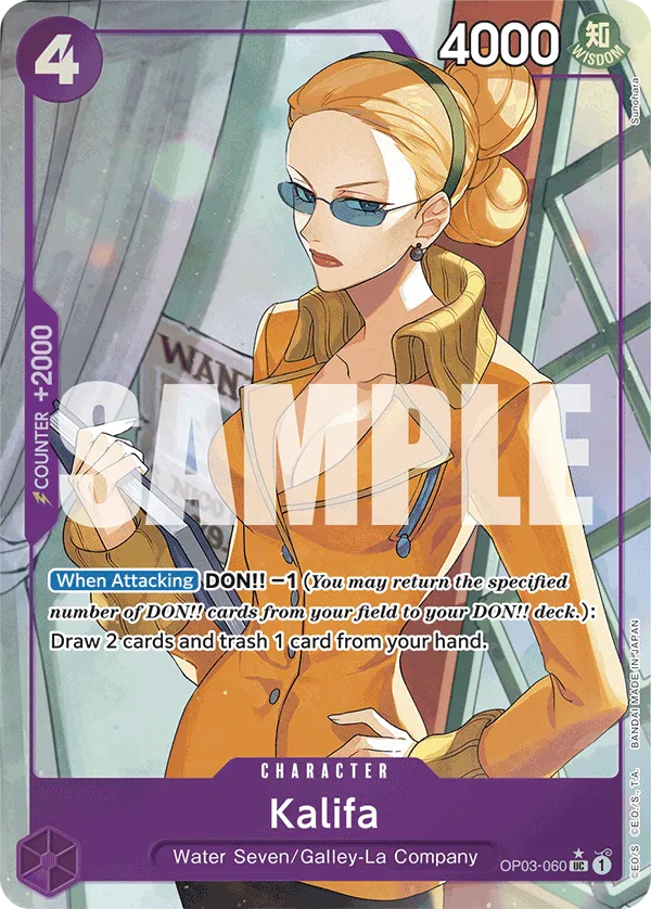 [FULL ART] Kalifa - OP03-060 - UC PRB-01 THE BEST Premium Booster